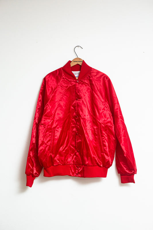 Red Satin Jacket | Farm Bureau- Devils Lake, ND