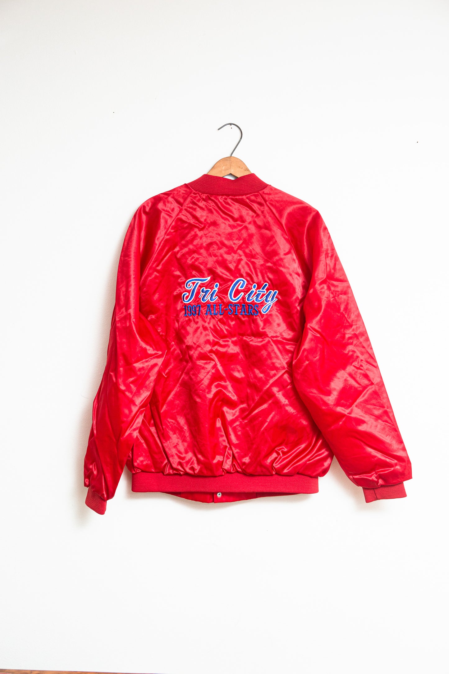 Vintage Tri City All Stars - Red Satin jacket