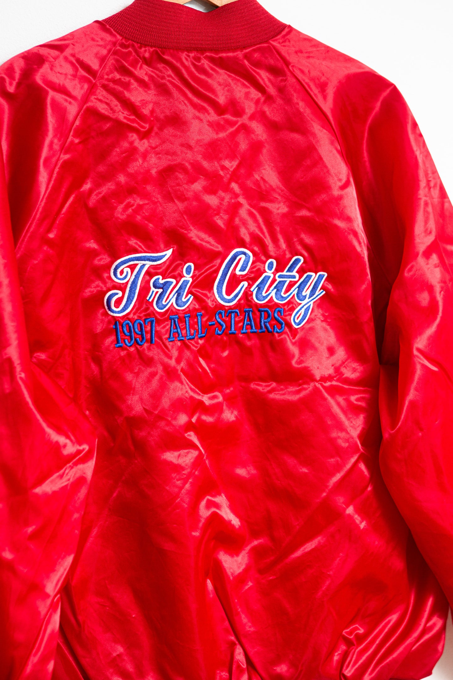 Vintage Tri City All Stars - Red Satin jacket