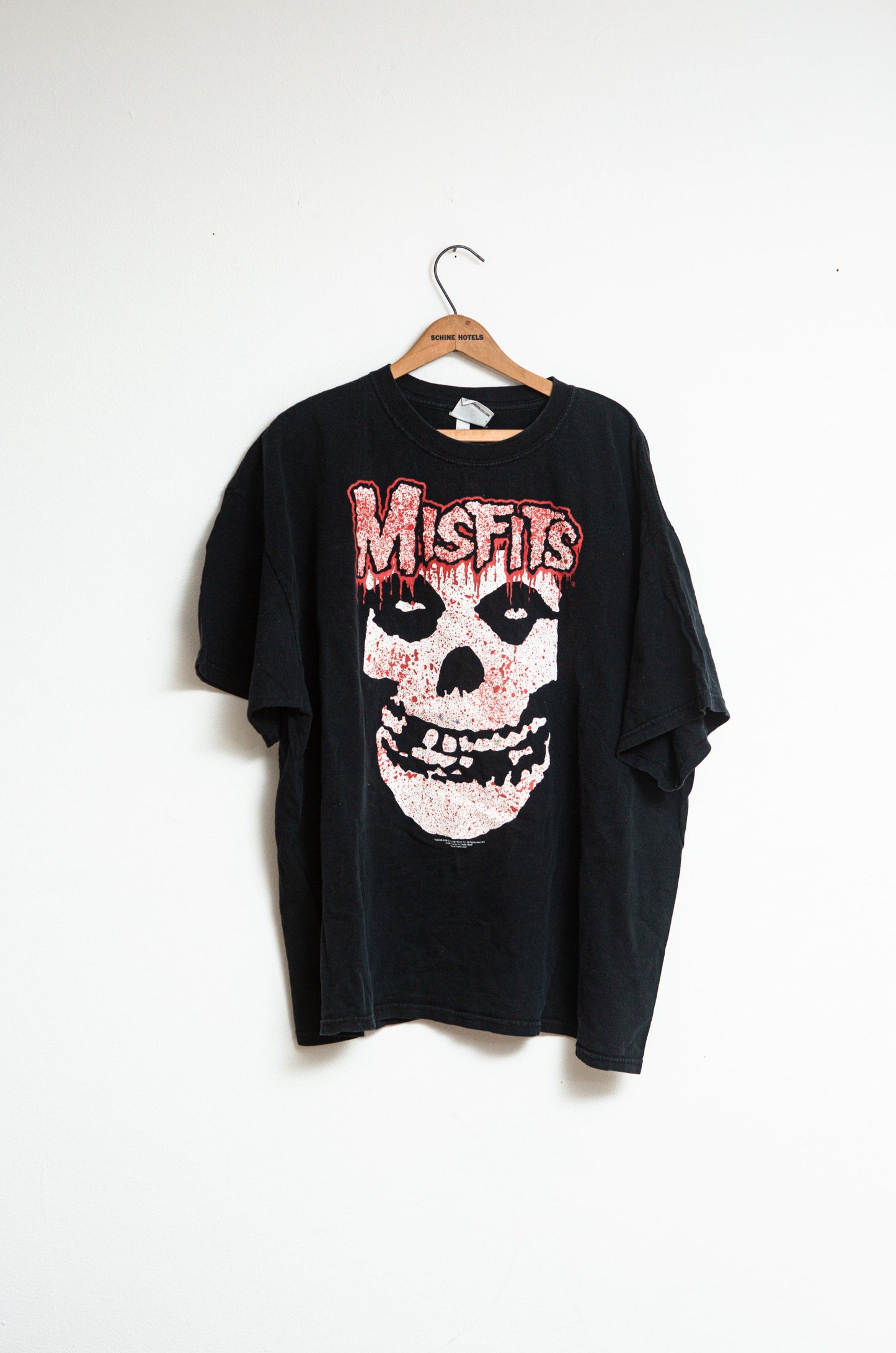 Vintage Black 2004 Misfits Concert T-shirt Size XXL