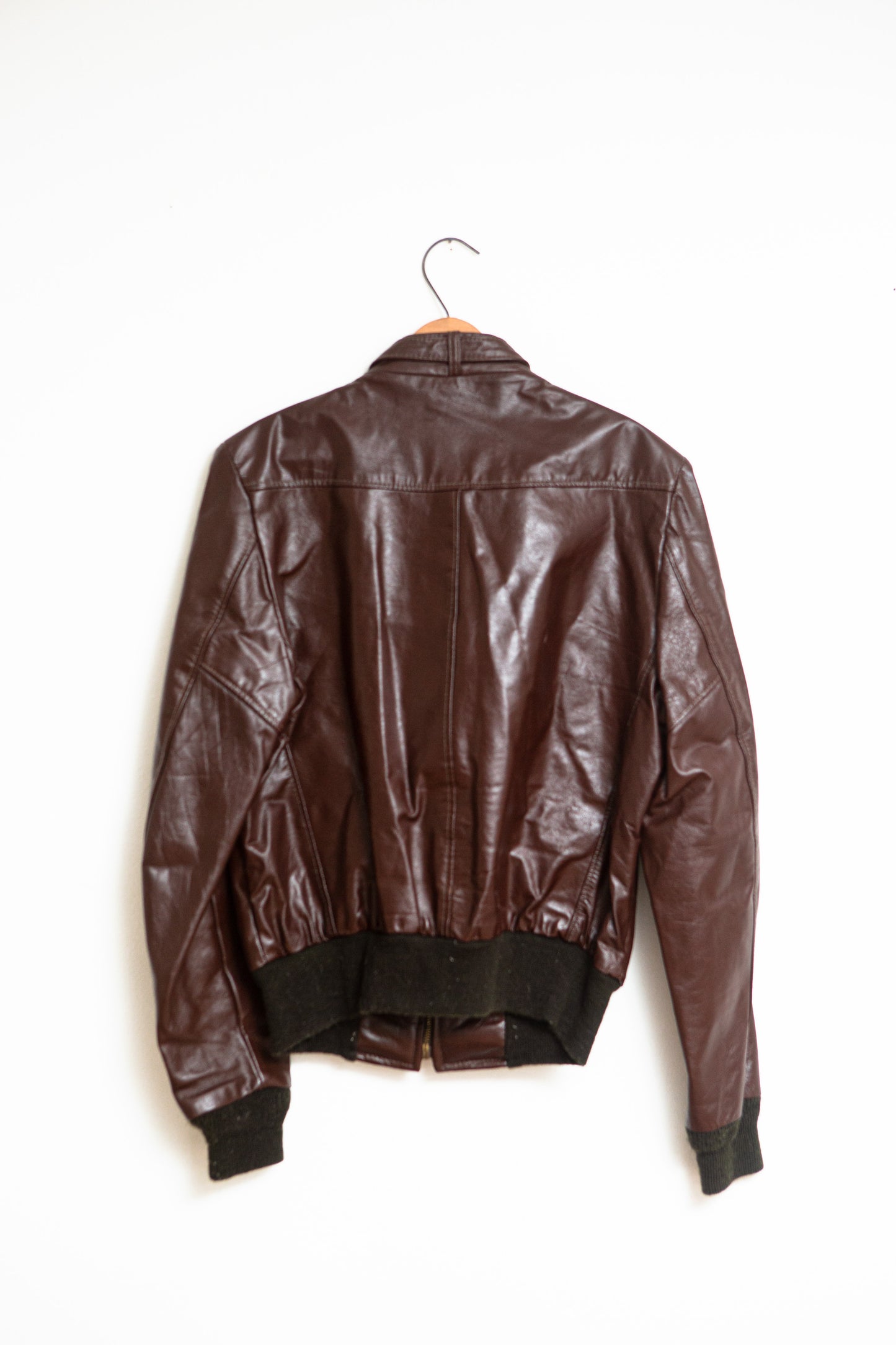 Brown 1980's Gino Leather Jacket