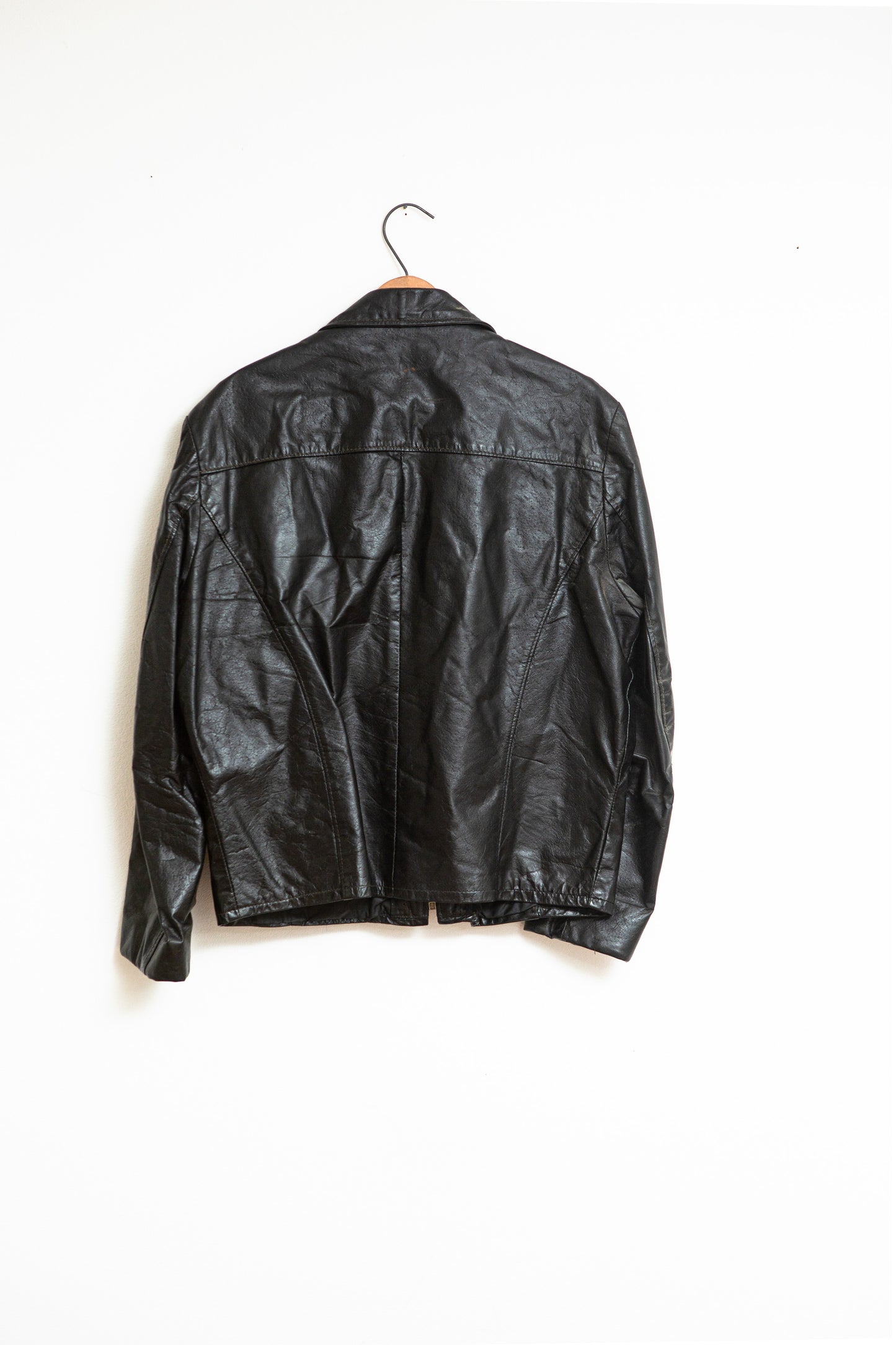 1980's Black Jean Pierre leather jacket
