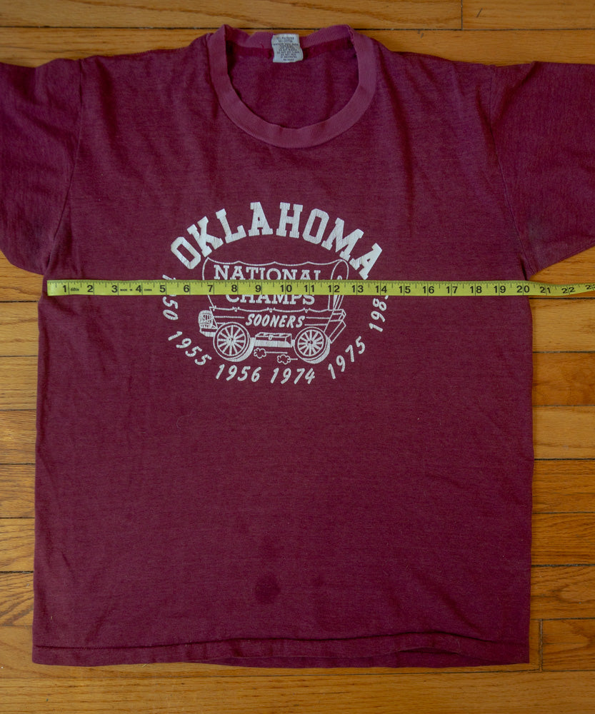 Vintage Oklahoma 1985 National Champs | T-shirt