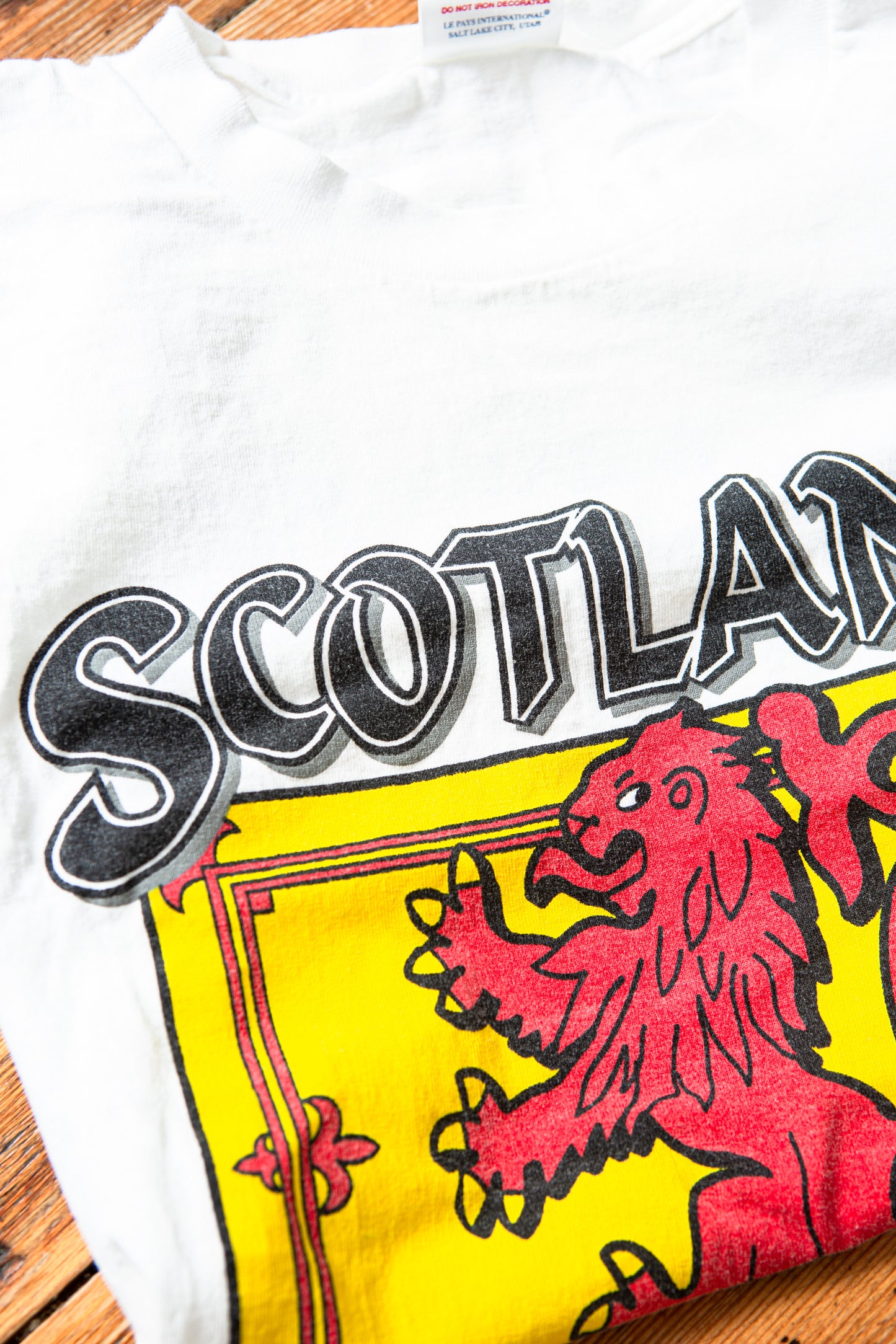Vintage Scotland The Brave T-shirt Size M
