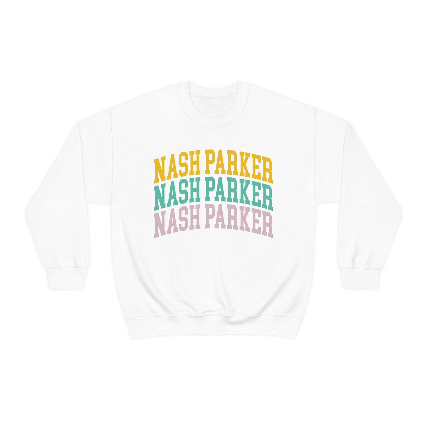 Nash Parker Repeat Spellout Crewneck Sweatshirt