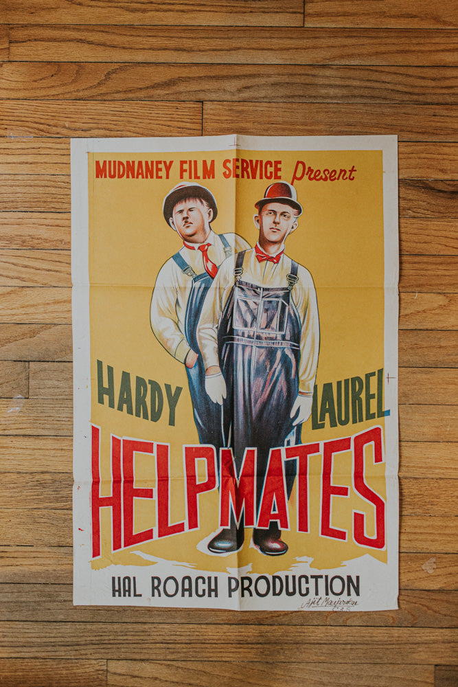 Laurel & Hardy Vintage poster