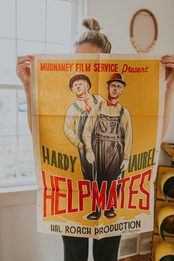 Laurel & Hardy Vintage poster