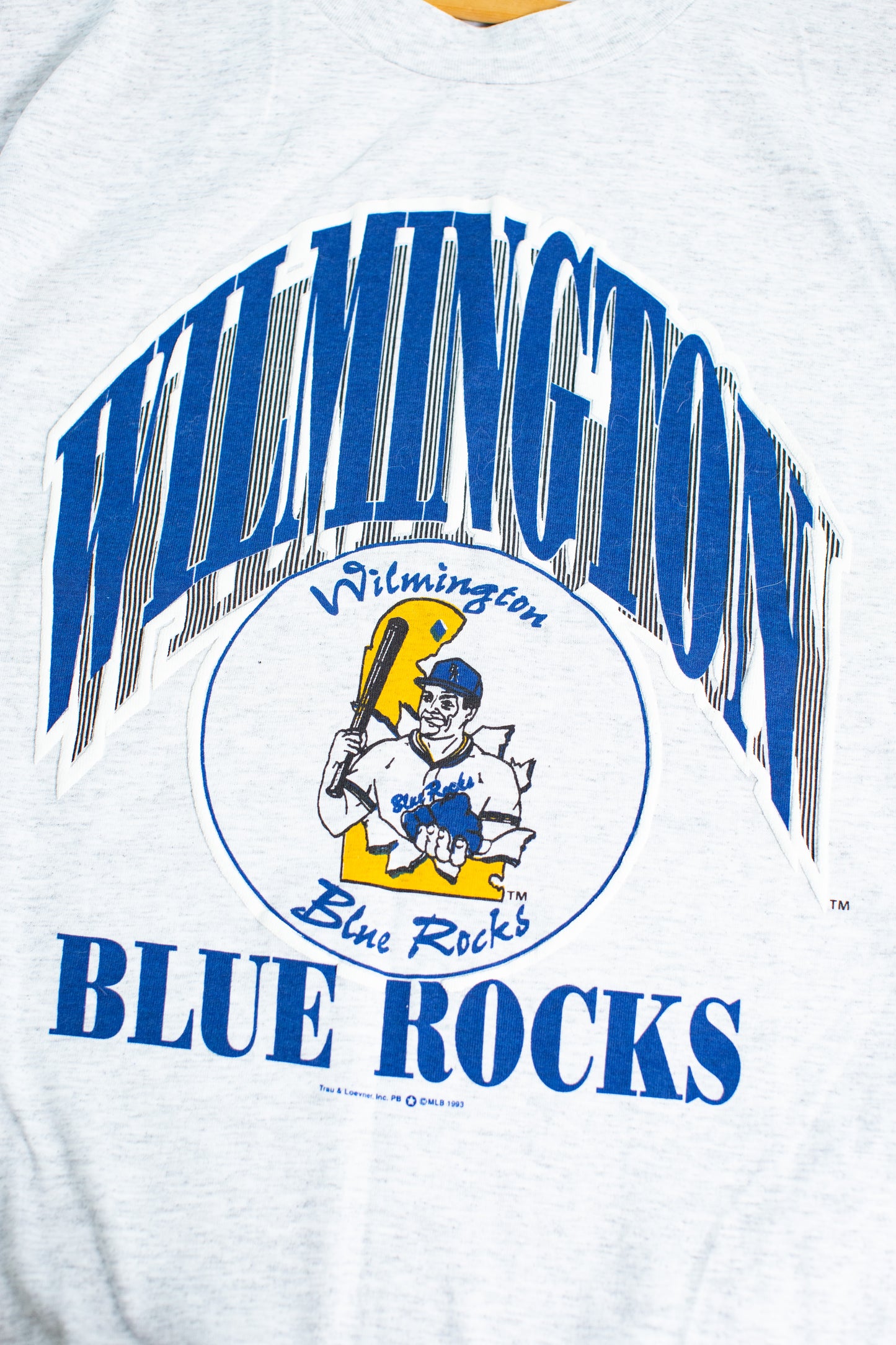 1993 Wilmington Blue Rocks T-shirt L
