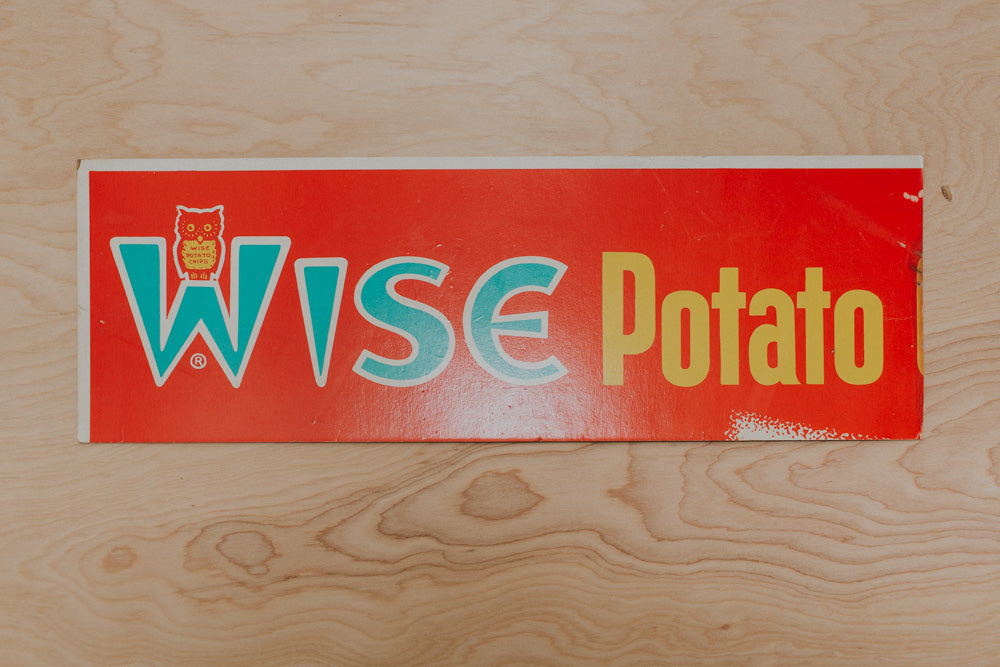 Wise Potato Chips Rack Sign