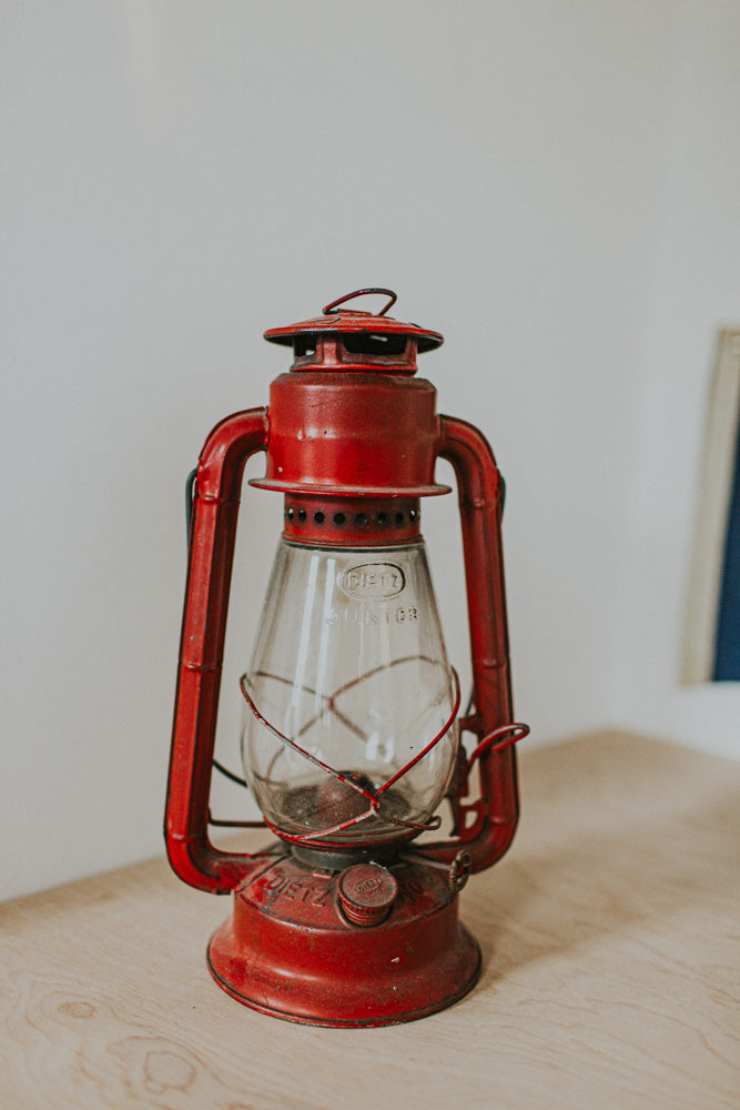 Vintage Dietz Junior Red  Lantern