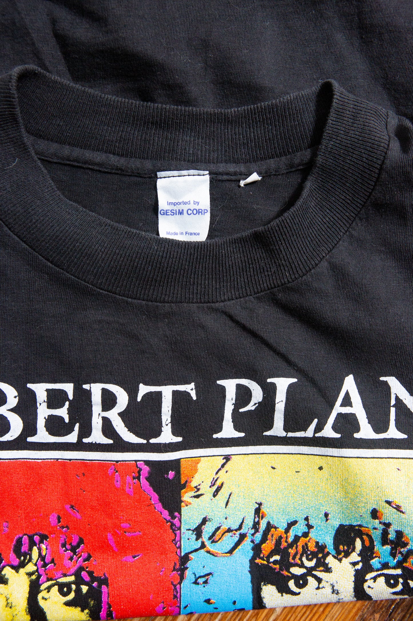 Vintage 1990 Robert Plant Nirvana Tour T-shirt Size M