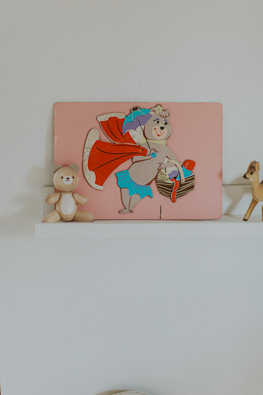 Cindy Bear-  Wall Relief